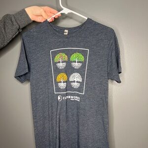 Climbworks Graphic Tee in Dark Gray